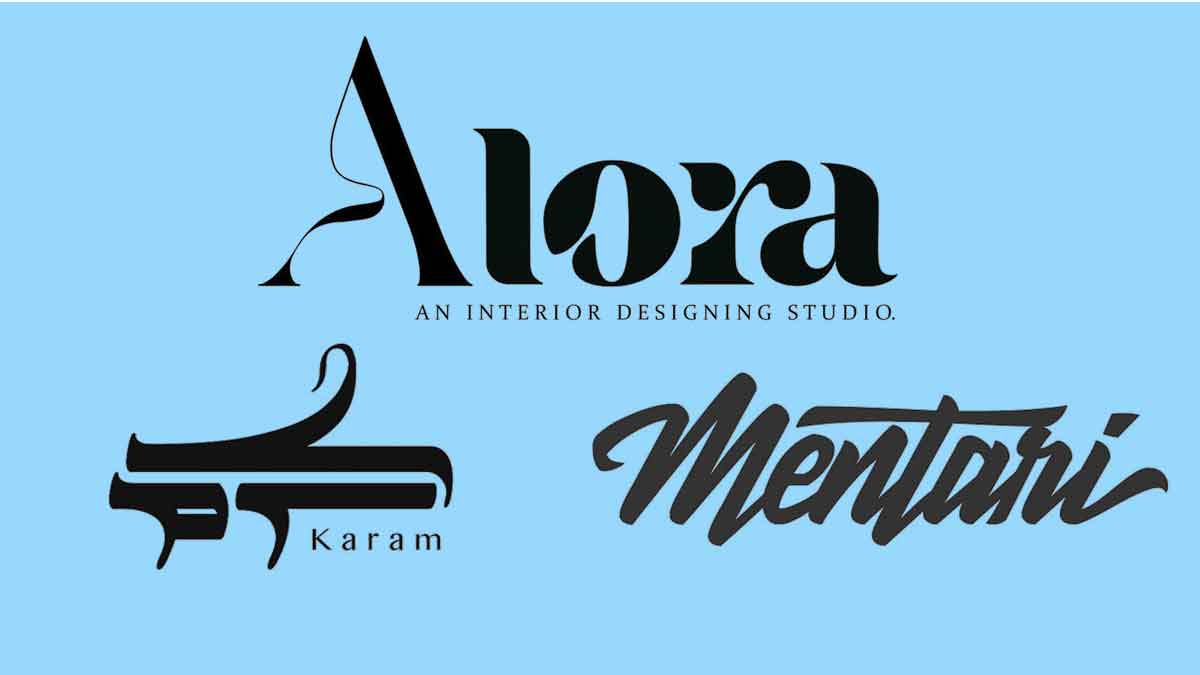 How to Calligraphy Logo Design I Calligraphy Art Graphics